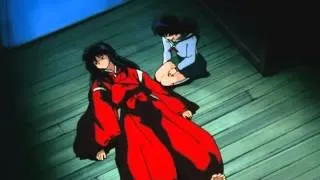 InuYasha clip- Human InuYasha and Kagome moment