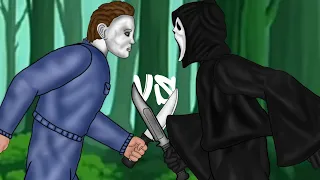 Scream(Ghost Face) Vs Michael Myers (Dc2 Animation)