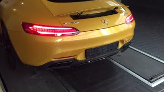 Mercedes AMG GTS Performance exhaust sound (valves closed/open)