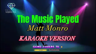 The Music Played | Matt Monro | KARAOKE VERSION | Gemz Covers TV