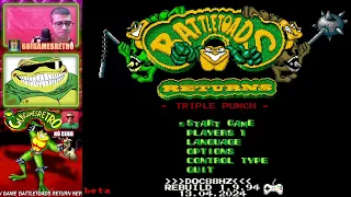 Battletoads Returns: Triple Punch [FANGAME] 2024 NEW GAME AO VIVO LIVE 3 NIVEL HARD