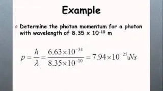 5.8  photon momentum