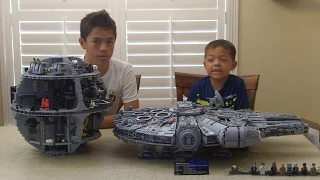 Unboxing and Building the Worlds Largest Lego! Star Wars UCS Millennium Falcon 75192 on LuJaRho