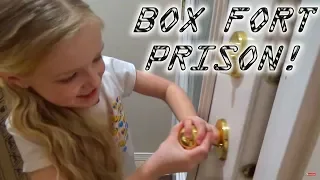 BOX FORT PRISON ESCAPE ROOM! Locked in With My Cousins!!!