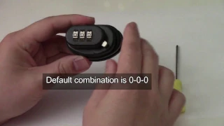 How to Set New Combination (Master Lock 94 DSPT Gun Trigger Lock)