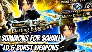 Summons for Squall LD & Burst Weapons - DFFOO - Dissidia Final Fantasy: Opera Omnia