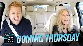 Coming Thursday: Barbra Streisand Carpool Karaoke