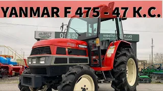 YANMAR F475 - 47 к.с.🔥Відеоогляд потужного япошки з напівкабіною