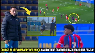 CONOCE AL NUEVO MBAPPE DEL BARÇA 15 AÑOS XAVI LO TIENE GUARDADO ¡UNA BESTIA! LAMINE YAMAL