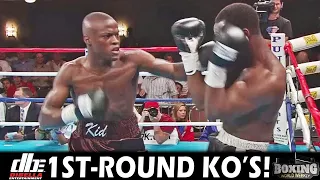 FIRST-ROUND KNOCKOUTS! | Curtis Stevens, George Kambosos Jr., Andy Lee, Peter Quillin, Andre Berto