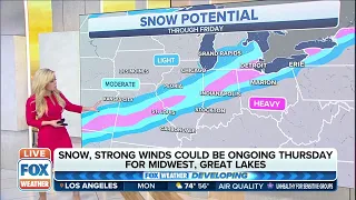 Significant Winter Storm To Produce Heavy Snow, Strong Winds For Midwest