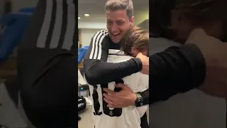 Real Madrid Dressing Room Celebrations after 0-4 Clásico win