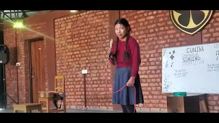 Cunina inter-house singing competition 2080 1st position from Red house Mingma Lamu Sherpa