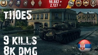 World of Tanks SRB - T110E5 Ace Tanker/8k dmg/9 kills/Radley Walter's/Steel Wall/High Caliber