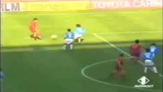 Serie A 1995-1996, day 31 Roma - Napoli 4-1 (3 Delvecchio, A.Cruz o.g., Pecchia)