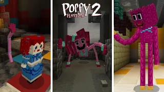 Poppy playtime chapter 2 in minecraft full Gameplay (PE/bedrock)