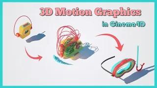 Complete course of making 3D motion graphics project in Cinema 4D