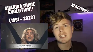 REACTION to SHAKIRA´S MUSIC EVOLUTION!