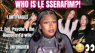 FIRST TIME REACTING TO LE SSERAFIM😨!- ANTIFRAGILE, Eve, Psyche & the Bluebeard’s wife & UNFORGIVEN