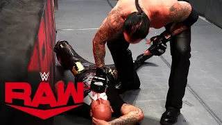 The Undertaker pummels The O.C. at WrestleMania signing: Raw, March 16, 2020