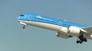 KLM Boeing 787 -10 Dreamliner departing LAX Airport to Amsterdam | Plane spotting