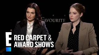 Emma Stone Teaches Rachel Weisz What 'Breaking' Means | E! Red Carpet & Award Shows