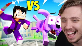 Reacting To PURPLE DOG  vs PURPLE GUY (HILARIOUS ANIMATION)