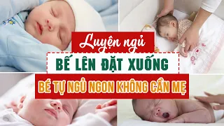 Phương pháp luyện ngủ BẾ LÊN ĐẶT XUỐNG bé tự ngủ ngoan không cần đến mẹ | Easy nuôi con Nhàn Tênh