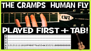 The Cramps Human Fly Guitar Chords Lesson & Tab Tutorial