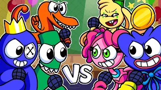 Rainbow Friends Vs Poppy Playtime 🎤 FNF Rainbow Friends Animation