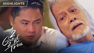 Badong cries during his temporary farewell to Lolo Hugo | 2 Good 2 Be True (w/ Eng Subs)