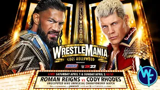 Roman Reigns vs Cody Rhodes | "Sing For The Moment" | WrestleMania 39 custom promo