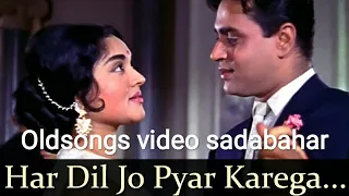 Har dil Jo pyaar karega o# Mukesh, Lata mangeskar#