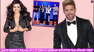 ASÍ FUE EL REENCUENTRO ENTRE WILLIAM LEVY Y MAITE PERRONI