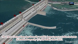 World's Biggest Dam Satellite View | Three Gorges Dam Google Maps