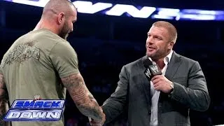 Randy Orton apologizes to Triple H: SmackDown, Dec. 13, 2013