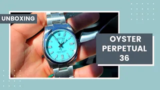 New Rolex Oyster Perpetual 36 Turquoise (126000) - 2020 Model Unboxing / First Impressions