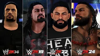 Evolution of Roman Reigns Entrance in WWE Games (WWE 2K14 To WWE 2K24)