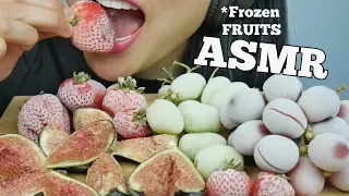 ASMR FROZEN Grapes + Strawberries + Figs (EATING SOUNDS) NO TALKING | SAS-ASMR