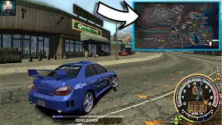 Mission: Blitz the World Map ( Subaru Impreza STI) - Need For Speed Most Wanted | Epic Police Chase!