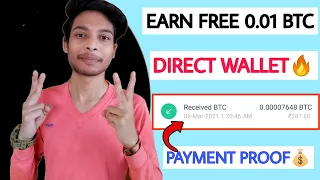 Without Investment Earn Free Bitcoin | Payment Proof | Best Site Btc Earnings