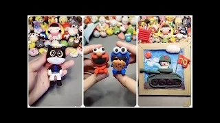 【TikTok Clay Art 】 Best Satisfying Clay Videos - Clay Cartoon Characters & Things & Foods