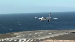Windy Landings & Aircrafts in Madeira Airport