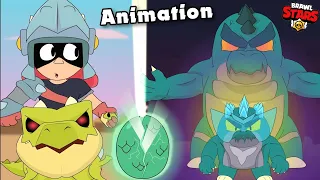 Brawl Stars Animation - Mutation and Godzilla Buzz vs Draco