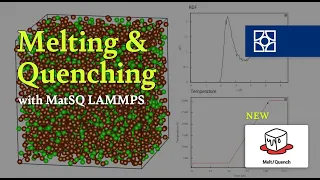 [Materials Square] Melting & Quenching Simulation for Cu-Ni Alloy - (1) Melting | LAMMPS