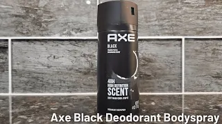 In Hand Review of AXE Black Mens Body Spray Deodorant Frozen Pear & Cedarwood