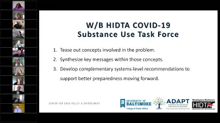 W/B HIDTA COVID-19 Recommendations for Substance Use Operations