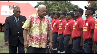 Fijian Prime Minister officiates at the launching of Integrated Community Fire Warden