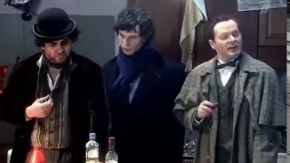 Пародия на фильмы про Шерлока Холмса