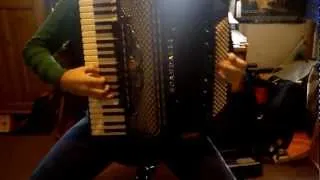 Pirates of the Caribbean (He's a pirate) on accordion [+ sheet]